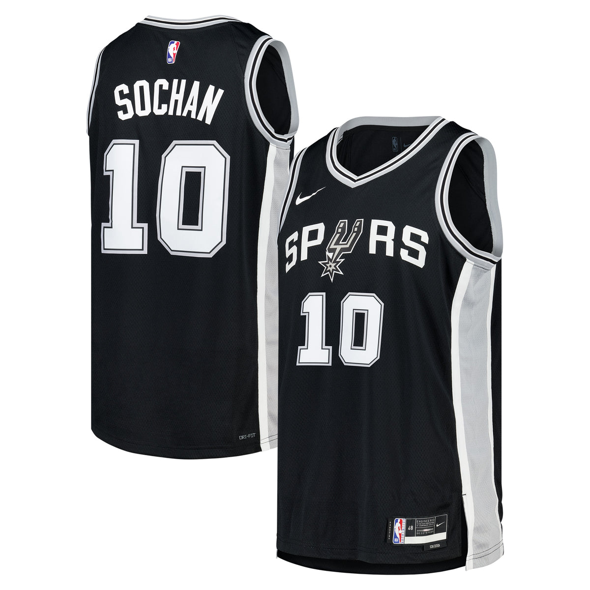 San Antonio Spurs Nike Icon Jersey - Jeremy Sochan- Unisex