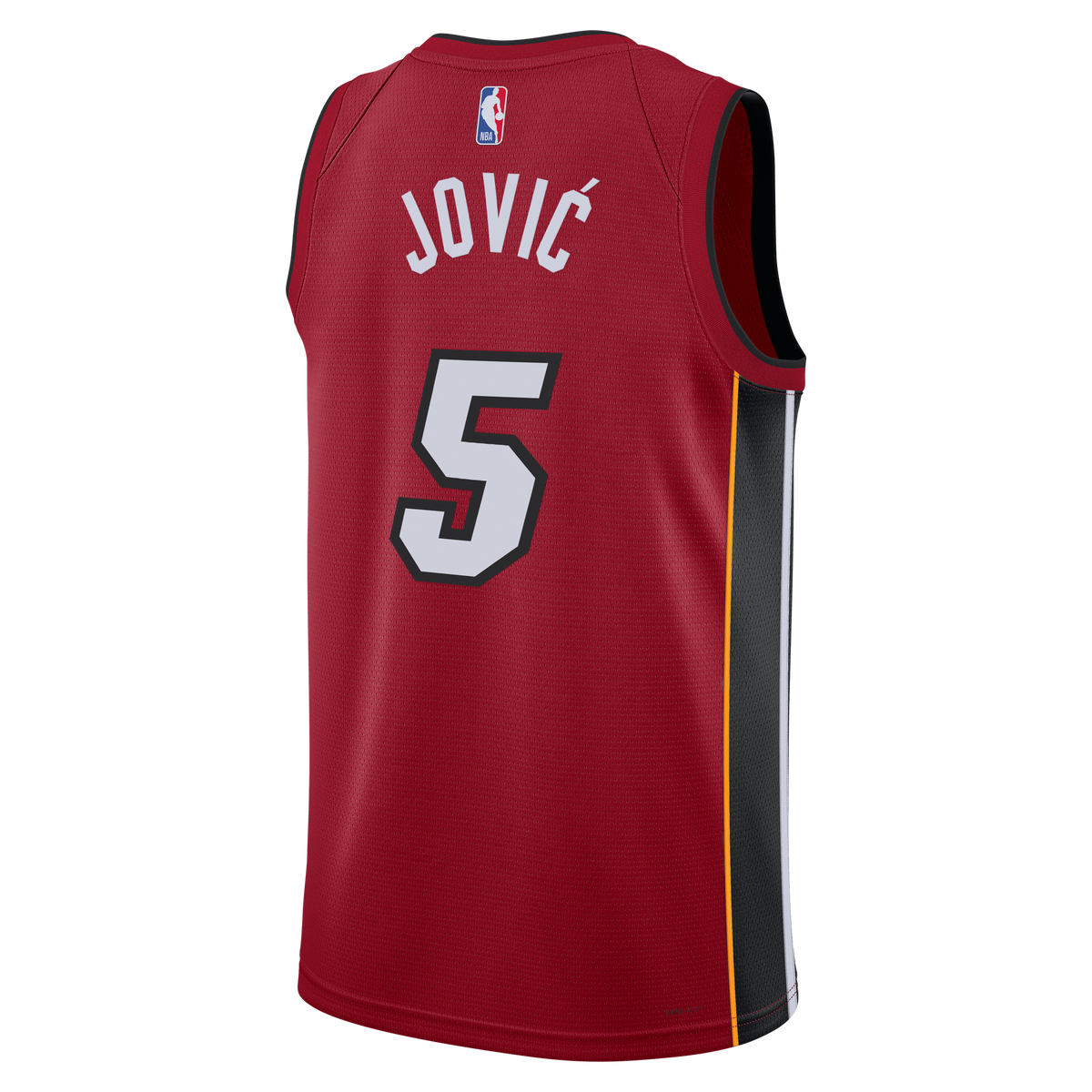 Miami Heat Jordan Brand Statement Edition Swingman Jersey - Red - Nikola Jović - Unisex
