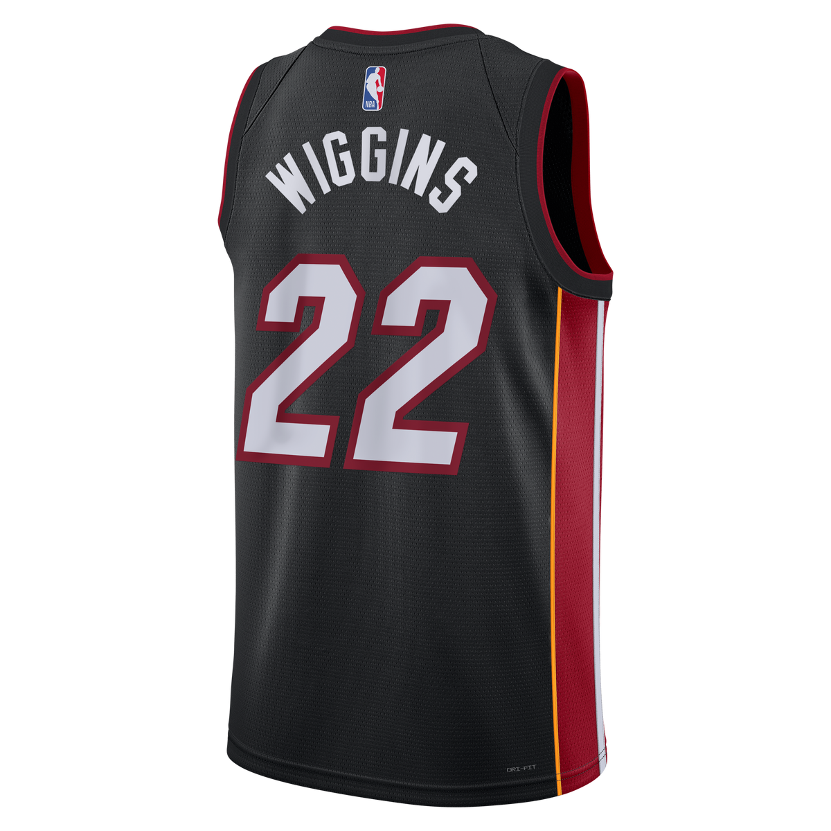 Miami Heat Nike Icon Edition Swingman Jersey - Black - Andrew Wiggins - Unisex