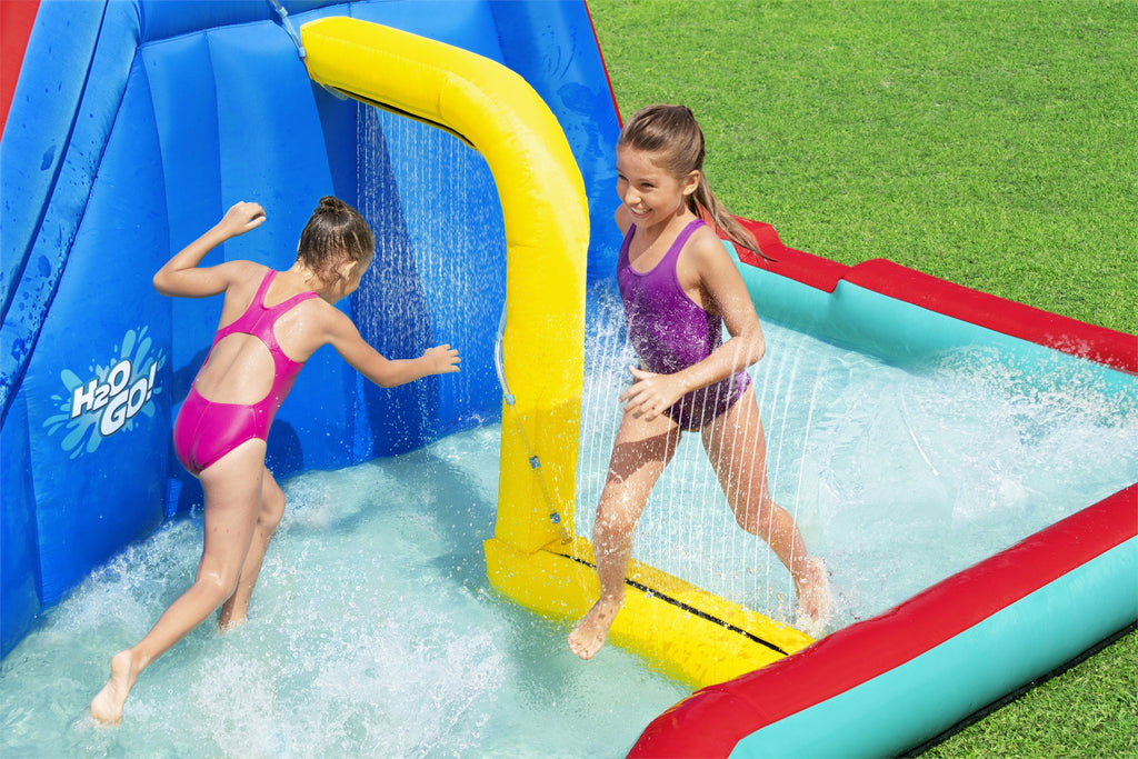 H2OGO! Waterfall Waves Kids Inflatable Water Park 18'8”