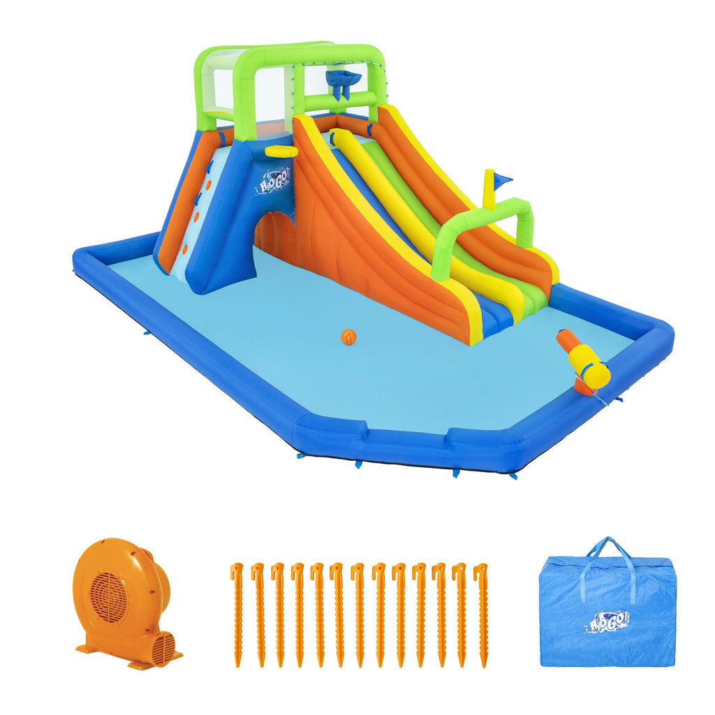H2OGO! Wild Tide Kids Inflatable Water Park 19' 8”